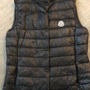 Moncler Women's Black Puffer Vest